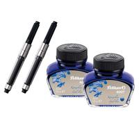 Pelikan 301010 Inchiostro 4001 30 ml (2 convertitori 2 x 30 ml blu reale)