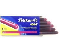 Pelikan® 310672 Cartuccia d'inchiostro 4001® GTP/5 - rosa, 5 cartucce