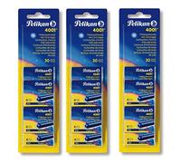 Pelikan 330845 - Confezione da 5 cartucce, colore: Blu (15 pacchetti, blu)