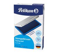 Cuscinetto per timbri - 7x11 cm - blu - Pelikan