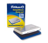 Pelikan 331165 Cuscinetto Inchiostrato, per Timbri, Colore Blu e Metallo, 50 x 7