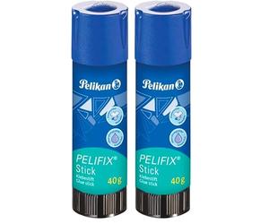 Pelikan 335671 PELIFIX Stick Colla, 40 g (Confezione da 2)