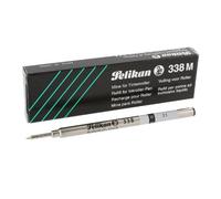 Pelikan 338 m roller ricariche per penna a sfera, inchiostro nero, punta media, confezione da 12