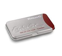 Pelikan 339648 Cartucce per Stilografica Pelikan Inchiostro Pregiato Edelstein, Colore GARNET, 6 Cartucce, in confezione regalo