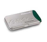 Pelikan 339671 Cartucce Per Stilografica Pelikan Inchiostro Pregiato Edelstein, Colore Verde Avventurina, 6 Cartucce