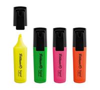 Pelikan 4 evidenziatori con punta a scalpello