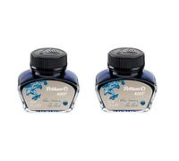 Pelikan 4001 - Bicchiere per inchiostro, 30 ml, 2 pezzi, 3,7 x 6,1 x 6,1 cm, colore: Blu/Nero