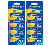 Pelikan, 4001, Cartucce d'inchiostro, 4 x 5 Großraum-Patronen, blu reale, 2
