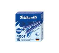 Pelikan Cartucce d'inchiostro 4001, 5 x 18 pezzi, colore: blu reale