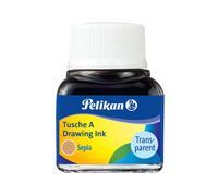PELIKAN - 400142514 - Inchiostro di china 523 - 10ml - seppia 15 - Pelikan - 36339 - Conf. da 10 Pz. - 400142514