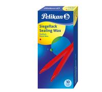 PELIKAN - 400142582 - Ceralacca rossa - per lettere 60-10 - superfici ruvide - stecche da 600 gr - Pelikan - 46188 - Conf. da 1 Pz. - 400142582