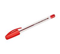 Pelikan 601474 Penna a Sfera Stick Super Soft, Confezione Risparmio da 50 Pezzi, Rosso, Impugnatura Ergonomica Triangolare, Inchiostro di Qualità Tedesca Scorrevole
