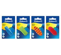Pelikan 622613 - Gomma morbida di design, 4 diversi colori e forme, non è possibile scegliere