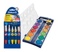 Pelikan 700726 - Set di pennelli con manico (5 pezzi, con scatola colorata)