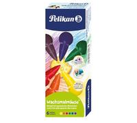 Pelikan 804073 - Pastelli a cera a forma di topo in set regalo, 6 pezzi colorati, assortiti.