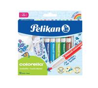 Pelikan 814584 Colorella Textile Pen, 12 Pens in Folding Box