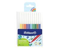 Pelikan 817240 - Penna a sfera Colorella 302, 10 colori con custodia