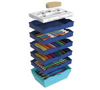 Pelikan 818384 Creative Fabrik Supertower, Riempito con 54 Pezzi (ad Esempio matite Colorate, Feltro e Cera, impastare, Pennello, Colori Tempera, ECC.), 1 Pezzo