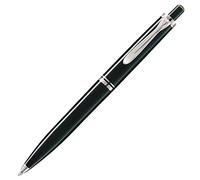 Pelikan 926238 Elegante Penna a Sfera Meccanismo a Scatto Linea K 405 Roller Souveraen Corpo Nero, Dettagli Argentati Silver, Qualità Premium, Prodotto in Germania