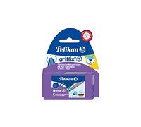 Pelikan 960575 Griffix - Cartucce d'inchiostro per penna (2 x blister da 5), colore: Blu