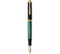 Pelikan 987594 penna stilografica Souvern 1000 nero-verde pennino NEW