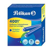 Pelikan Cartucce d'inchiostro 4001, 5 x 18 pezzi, colore: blu reale