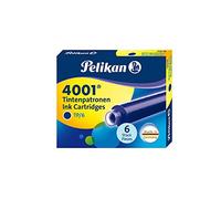 Cartucce inchiostro 4001 TP6 - lunghezza 39mm - blu - Pelikan - conf. 6 pezzi