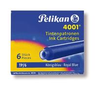 Cartucce inchiostro 4001 TP6 - lunghezza 39mm - blu - Pelikan - conf. 6 pezzi