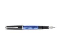 Pelikan Classic M205 penna stilografica Nero, Blu, Acciaio inossidabile 1 pezzo(i)