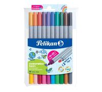 Pelikan Colorella Twin C 304 Fibre Tip Pen - Assorted (Pack of 10) 10 Stück (1er