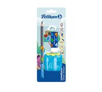 Pelikan Combino® - Set con matita, gomma e temperamatite, colore: Blu