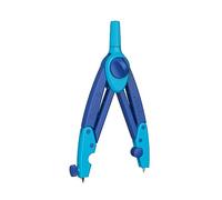 Pelikan Compasso griffix, ideale per la scuola, forma ergonomica, con mine di ricambio e temperamatite, blu