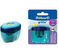 Pelikan Double Deep Banger Grip Blade 1 St - Puntatore a matita manuale - Blu - Plastica - Germania - Visualizza imballaggio - NEW