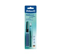 Pelikan Dragon 817110 - Penna stilografica P480, pennino m + 2 cartucce d'inchiostro