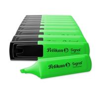 Pelikan Evidenziatori, Signal, Verde, Confezione Risparmio da 10 Pezzi, Cappuccio con Clip, Prodotto in Germania