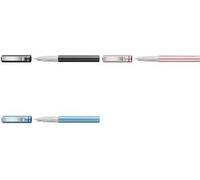 Pelikan Pina Colada - Penna stilografica con cartuccia d'inchiostro standard, ricaricabile, per destrorsi e mancini, antracite, 1 pezzo