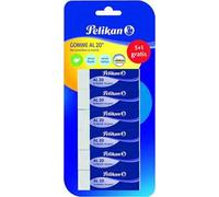 Pelikan Gomme da Cancellare, AL 20, Gomma Bianca, per Matite in Grafite, Disegno Tecnico e Artistico, Adatta ai Bambini, Confezione da 6 Pezzi, Dimensione 65x21x12mm