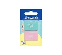 Pelikan Gomme da Cancellare, in Colori Pastello, Gomma per Matite in Grafite, con Angoli Smussati, Confezione da 2 pezzi