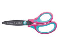 Pelikan Griffix 819121 - Forbici per la scuola, rotonde, per destrorsi, colore: rosa