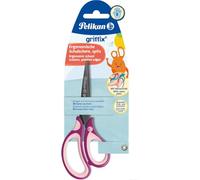 Pelikan Griffix, Bambini, Taglio dritto, Uno/Uno, Rosa, Metallo, Universale