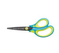 Pelikan Griffix - Forbici da scuola a punta, per destrorsi, colore blu neon, 1 pezzo