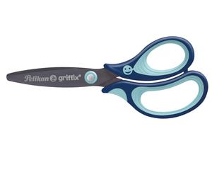 Pelikan griffix School Scissors Round Scissors for Right Handed Users, Blue, Pac