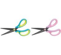 Pelikan Griffix School Scissors, Spitz, neon fresco blu con presa morbida per taglio comodo, con tag di nome, - 1 pezzo (810272) NEW