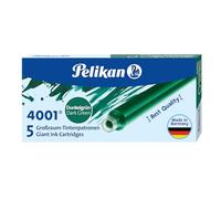 Pelikan GTP/5 - Cartuccia inchiostro Stilografica, colore: verde scuro