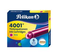 Pelikan Ink Cartridges 4001 TP 6, Pink 4012700321077