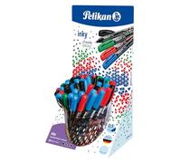 Pelikan Inky Capped gel pen Nero, Blu, Verde, Rosso 50pezzo(i)