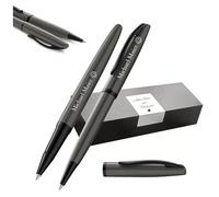 Pelikan Jazz Noble Elegance K/R36 - Penna a sfera e penna roller con incisione regalo, penne uniche con nome, regali personalizzati (stone)