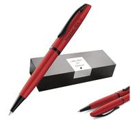 Pelikan Jazz Noble Elegance K36 Penna a sfera con incisione regalo - Penne uniche con nome - Regali personalizzati - Penna a sfera personalizzata (rosso)