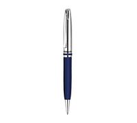 Pelikan - Jazz - Penna a Sfera - Metallo e Blu Notte - Con Fermaglio Elastico e Meccanismo Rotante