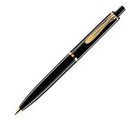 Pelikan K200 Penna A Sfera Classic 200 Dettagli Dorati, Nero, Pointe, in confezione regalo
